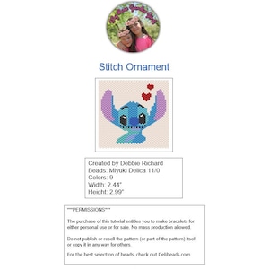 Stitch Peyote Beaded Christmas Ornament - Even Count