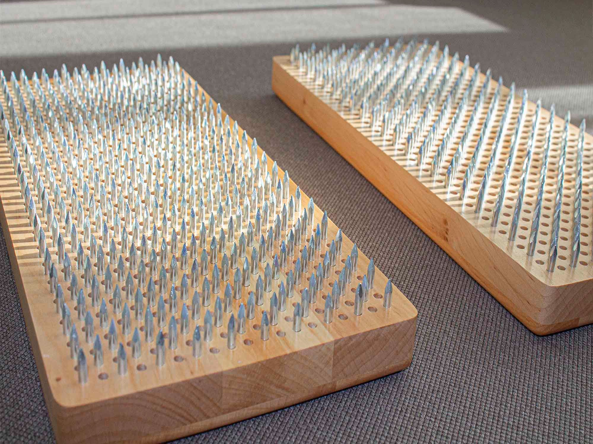 Sadhu Natural Wood Board With High-quality Safe Nails. Yoga Boards