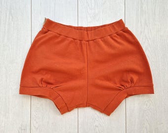Terracotta Cotton Iyengar Yoga Shorts for Women's and Men's Pune Style