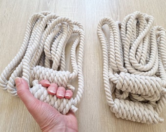 Yoga Anti-Gravity Wall Rope Set of 2 Cotton Ropes