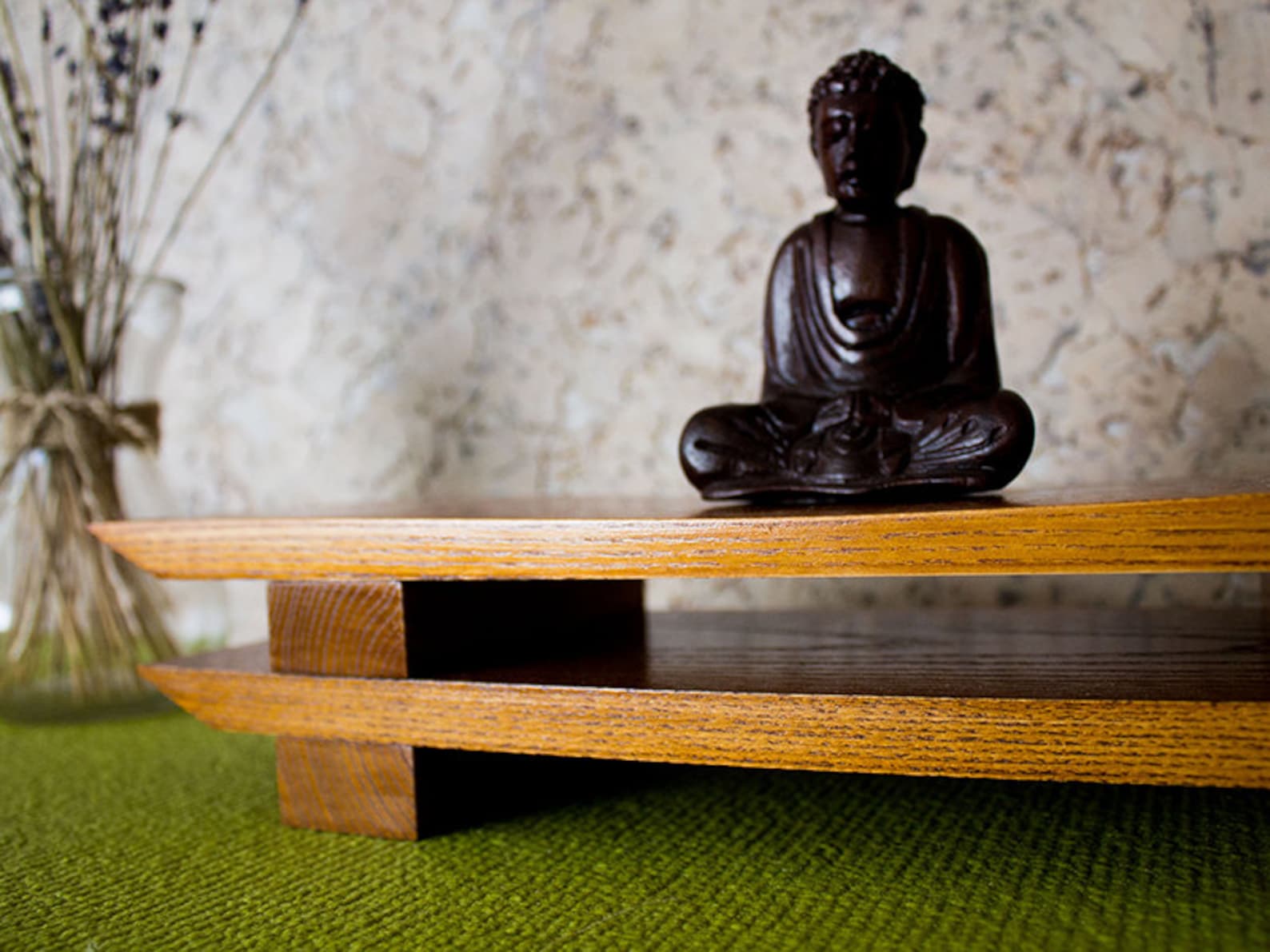 Mini Puja Table. Puja Pedestal. Meditation Shrine. Prayer Etsy