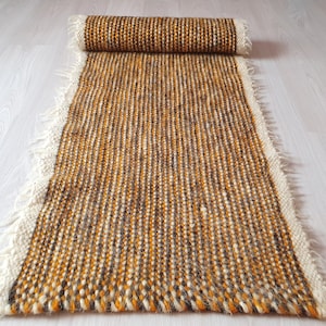 Carpathian Wool Yoga Mat Handmade from 100% Wool. Yoga Mat for Comfortable Yoga Practice at Low Room Temperatures