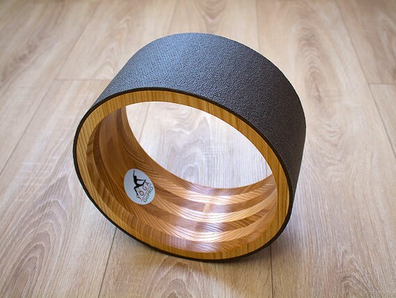 wooden yoga wheel