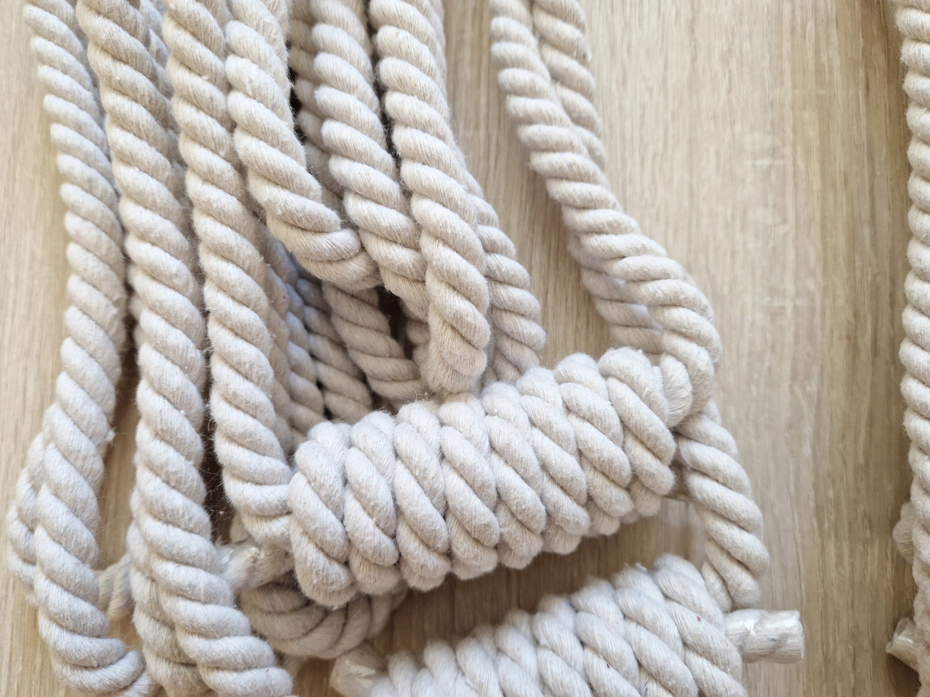 Yoga Anti-gravity Wall Rope Set of Pair Cotton Ropes. Iyengar Yoga Wall ...
