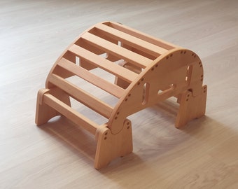 Doblador de espalda grande de madera para flexionar y estirar la espalda