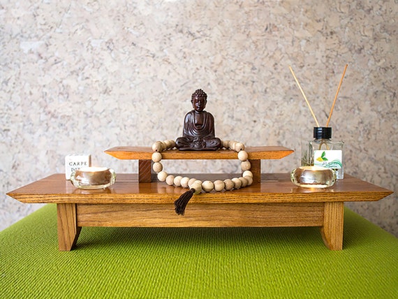 Puja Table. Meditation Shrine. Prayer Table. Meditation Altar. Tea Table.  Buddhist Altar. Japanese Table. Zen Altar. -  Canada