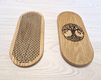 Sadhu natural wood board with high-quality safe nails. Yoga boards at the best prices and quality. Wooden board with nails for yoga