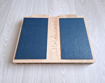 Professional Portable Wooden Slant Board for Stretching with Adjustable Incline Plane | Stretch for Calves and Back of Legs