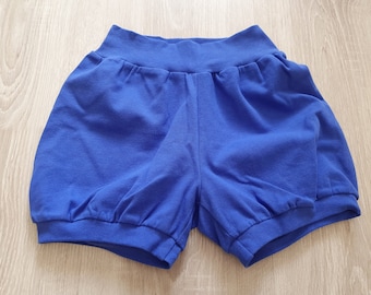 Blue Organic Cotton Iyengar Yoga Shorts