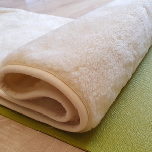 Trapo de yoga de lana. Estera de yoga de lana para una práctica cómoda de yoga a bajas temperaturas ambiente