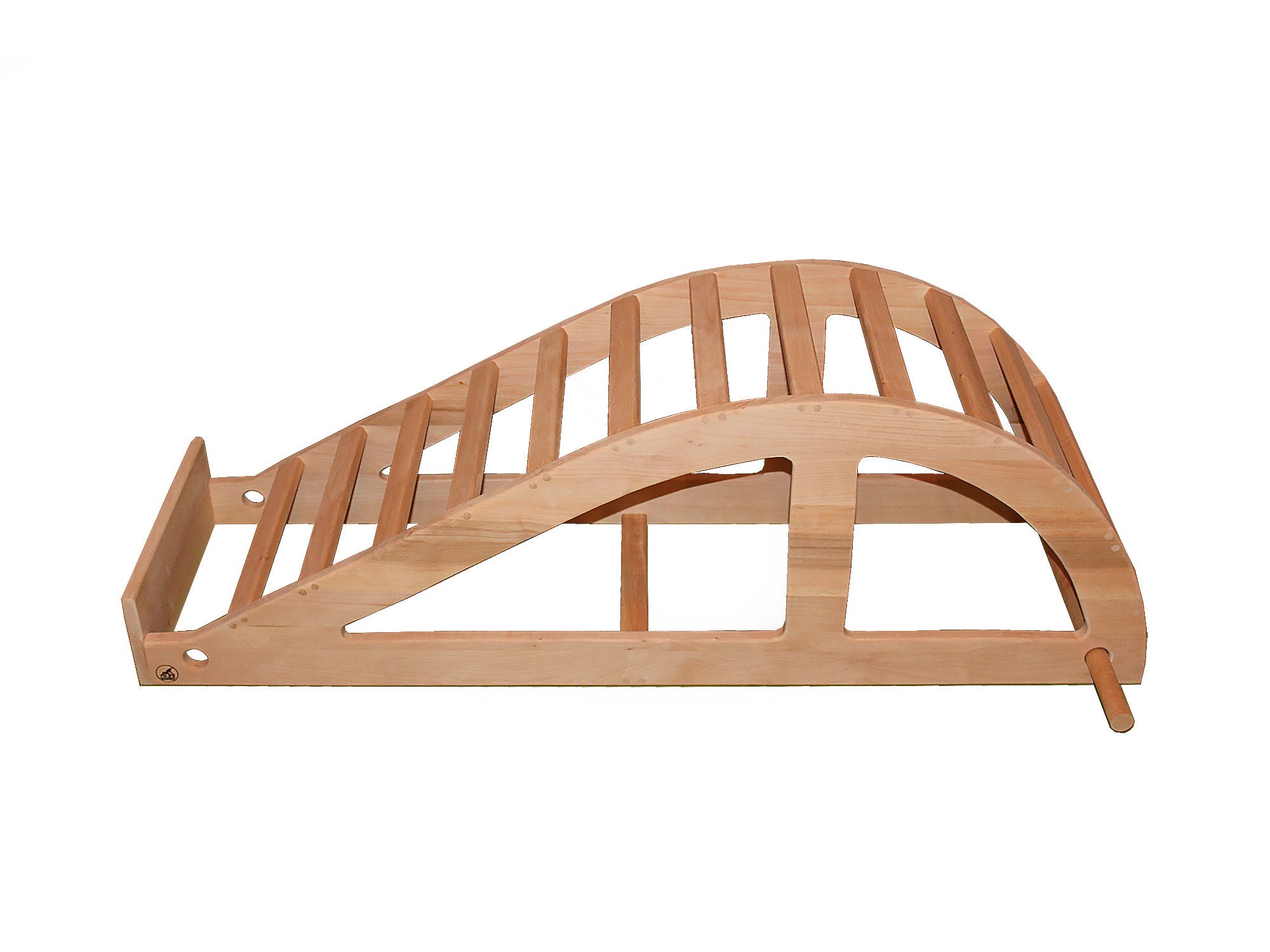 Iyengar Yoga Back Bending Bench. Wooden Yoga Bench. Viparita