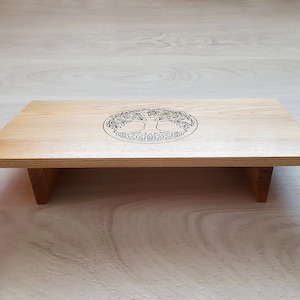 Japanese Style Tea Table. Puja Table. Meditation Shrine. Prayer Table. Meditation Altar. Buddhist Altar. Japanese Table. Zen Altar