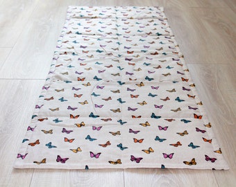Organic Hemp Yoga Rug with Linen Non-Dyed Fabric on the Back | Hemp Fiber Filling | Handmade Quilted Blanket | Custom Sizes Available