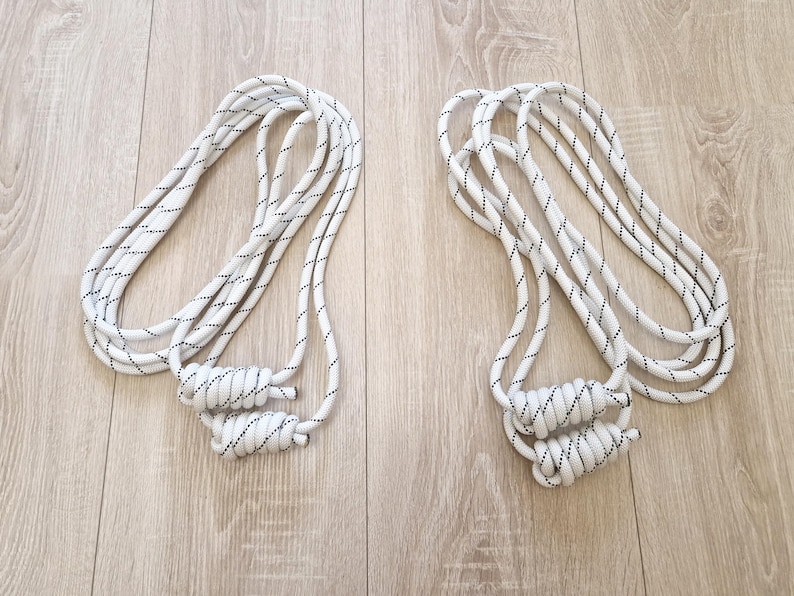 Yoga Anti-gravity Wall Rope Set of Pair Polyamide Ropes 1.1 M or 43 ...