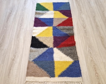 Carpathian Wool Yoga Mat Handmade from 100% Wool | Rug for Comfortable Yoga Practice at Low Room Temperatures | 180x60 cm Standard Size