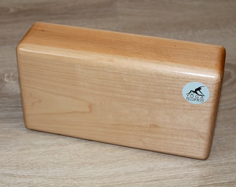Pair of ECO Wooden yoga block 22cmx12cmx6cm. Yoga block. And made