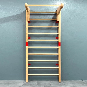 Escalera de madera de 5 pies para manta de granja, escalera para edredón  para dormitorio, decoración de escalera de madera, escalera decorativa para