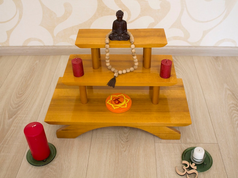 Puja Table. Meditation Shrine. Prayer Table. Meditation Altar. Etsy