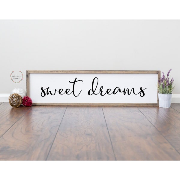 Sweet dreams SVG, bedroom decor digital cut file