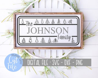Download Family Name Christmas Tree Farm Svg Etsy