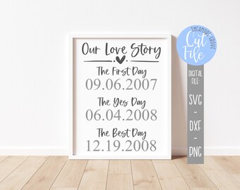 Free Free 287 Our Love Story Svg SVG PNG EPS DXF File
