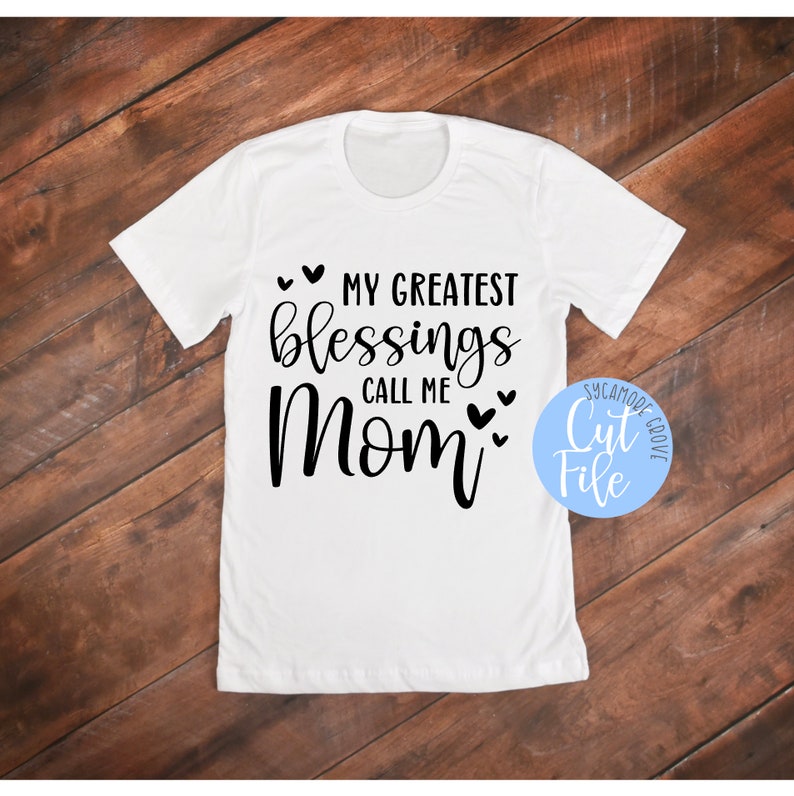 Mother's Day gift My greatest blessings call me mom svg | Etsy