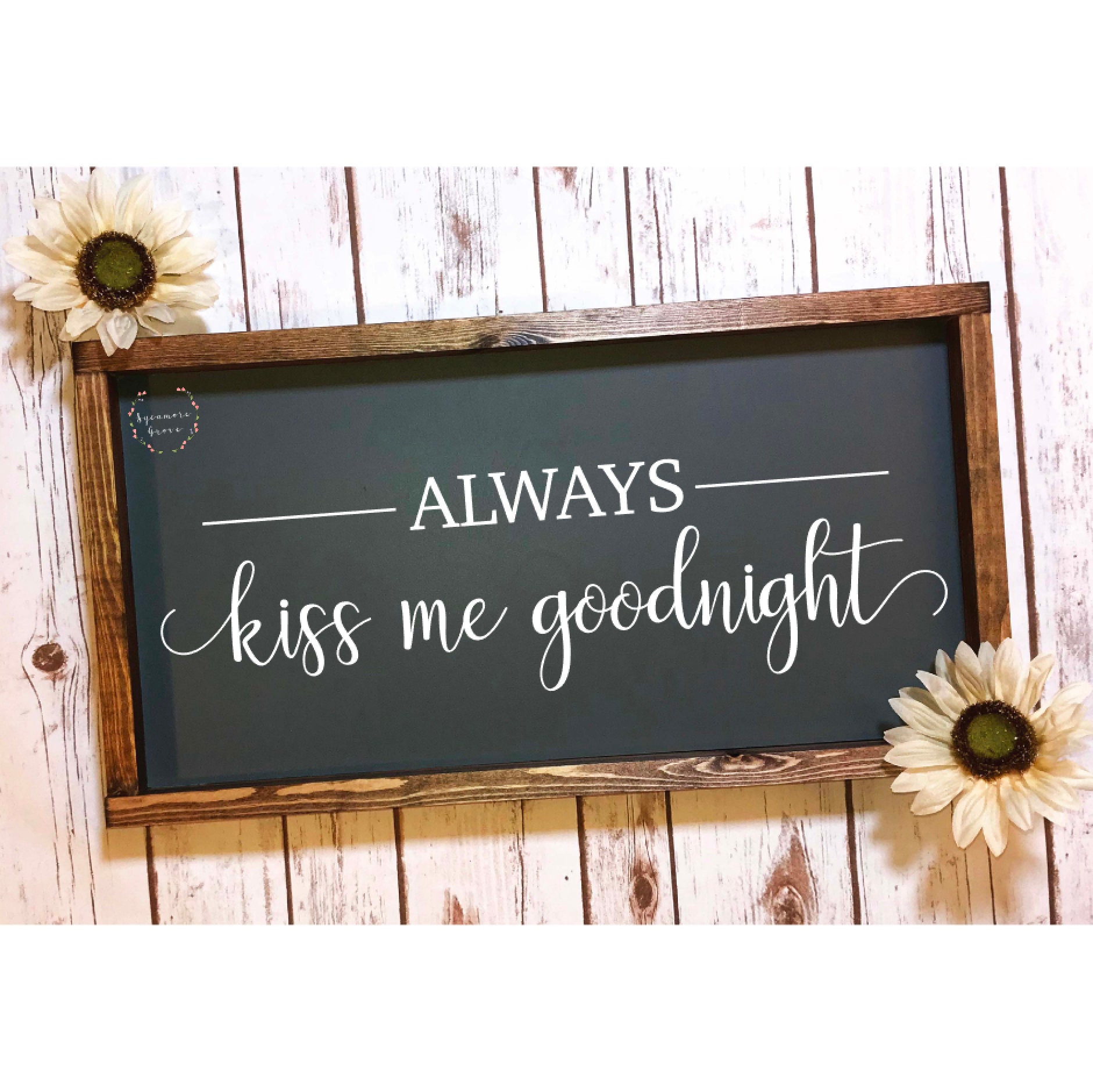 Always Kiss Me Goodnight SVG Wedding Love Digital Cut File | Etsy