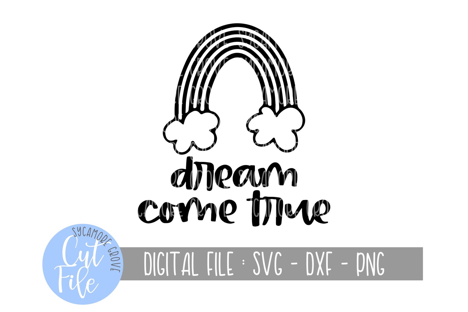 Download Rainbow Baby Dream Come True svg Pregnancy Announcement svg | Etsy