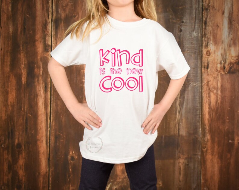 Kind is the new cool SVG Kindness svg motivational svg Etsy