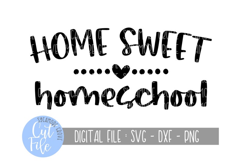 Download Home Sweet Homeschool svg Homeschool Teacher svg Rustic | Etsy