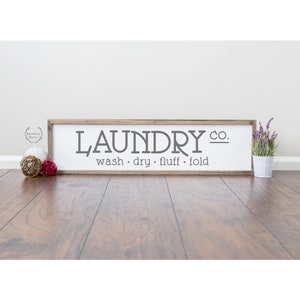 Laundry Room Sign SVG Modern Farmhouse Digital Cut File - Etsy