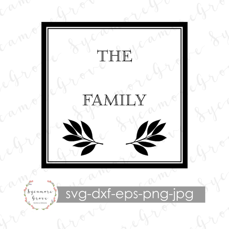 Free Free Family Plaque Svg 293 SVG PNG EPS DXF File