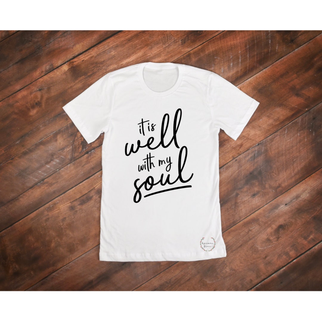 It is Well With My Soul SVG Christian Faith Digital Cut File - Etsy