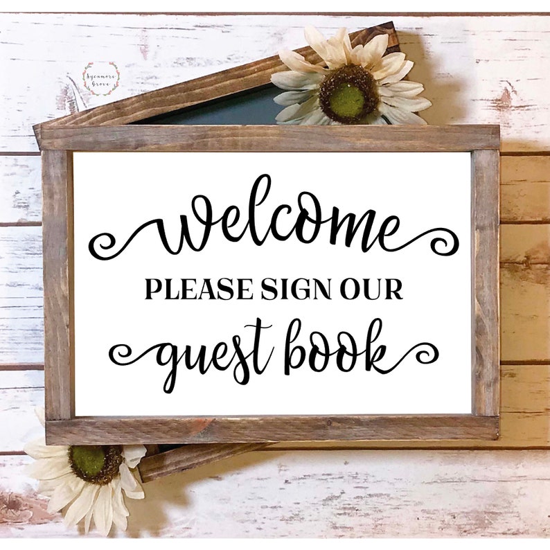 Download Please sign our guest book SVG Wedding digital cut file | Etsy