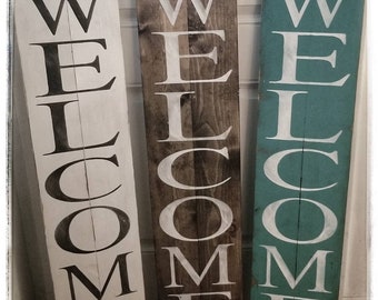 Welcome-ish Farmhouse Porch Leaner Sign Decor