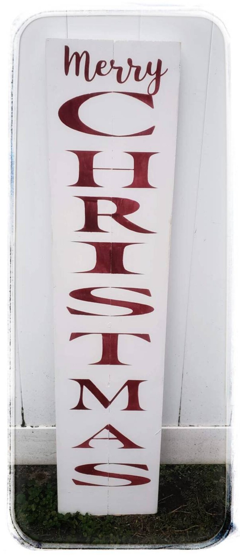 Merry Christmas WELCOME Sign for Porch Rustic Welcome Sign - Etsy