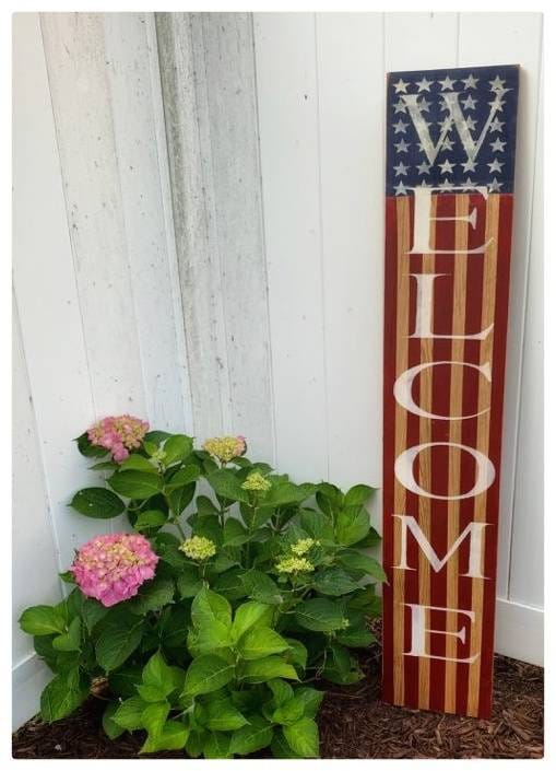 Rustic Wood Sign for Porch | Rustic Welcome Sign | porch Welcome Sign…