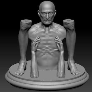 Digital Dollhouse Miniature Doll STL Files for 3D Printing 1:12 Scale