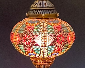 Custom Order for Dollhouse Miniature Turkish Ceiling Globe, 1/12 Scale Miniature Lighting