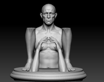 Digital Dollhouse Miniature Doll STL Files for 3D Printing 1:12 Scale