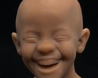 DIY 1:12 Scale Male Child Doll Kit – Unpainted Resin Miniature Dollhouse Character Figure for Custom Painting & Design