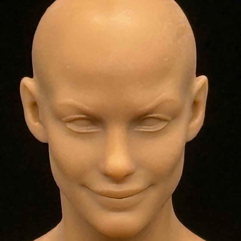 1/12 Figure Head Female - Etsy