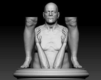 Digital Dollhouse Miniature Doll STL Files for 3D Printing 1:12 Scale