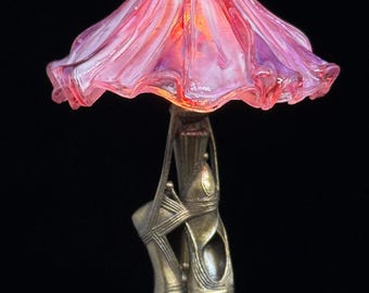 Ballet Slippers Dollhouse Lamp, 1:12 Scale Miniature Lighting, Personalized Custom Artisan Collectible
