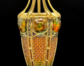 Dollhouse Miniature Tiffany Style Chandelier, 1/12 Scale Miniature Lighting Personalized Custom Order