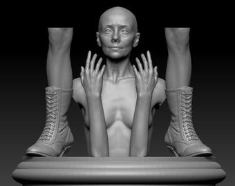 Digital Dollhouse Miniature Doll STL Files for 3D Printing 1:12 Scale