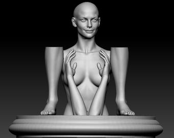 Digital Dollhouse Miniature Doll STL Files for 3D Printing 1:12 Scale