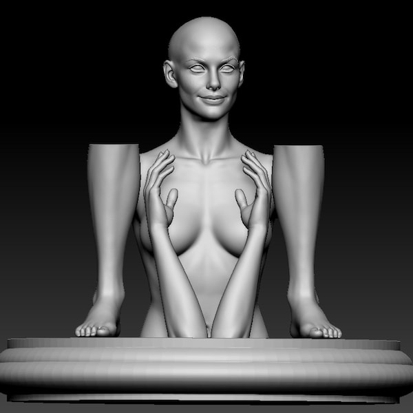 Digital Dollhouse Miniature Doll STL Files for 3D Printing 1:12 Scale