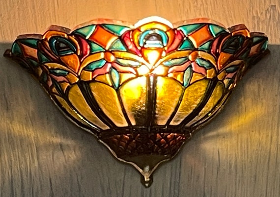 Tiffany style on sale wall sconce lights