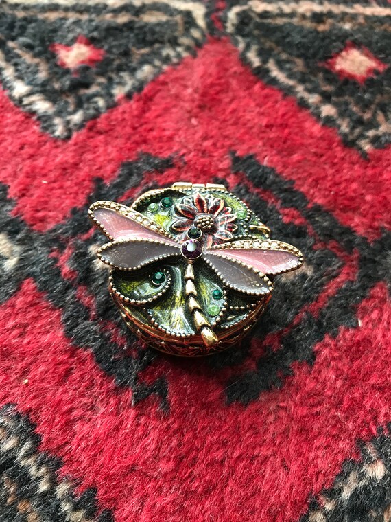 monet jewelry pill box